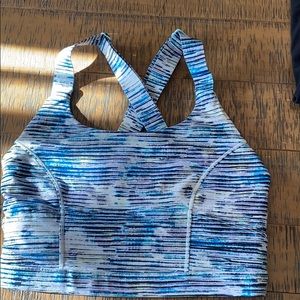 Lululemon Atheletica long line sports bra